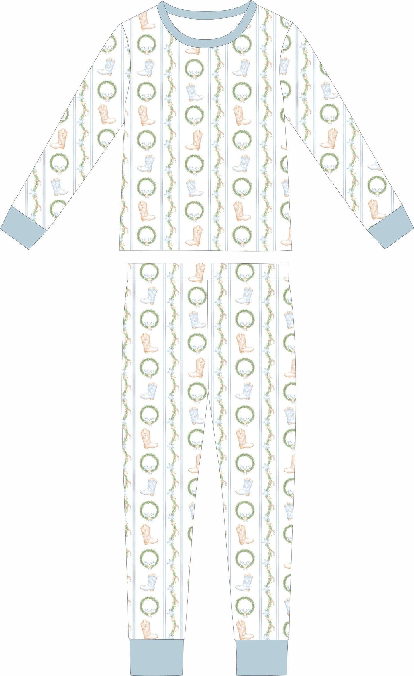 PRE ORDER: A Cowboys Christmas Bamboo 2pc Set (Oct)