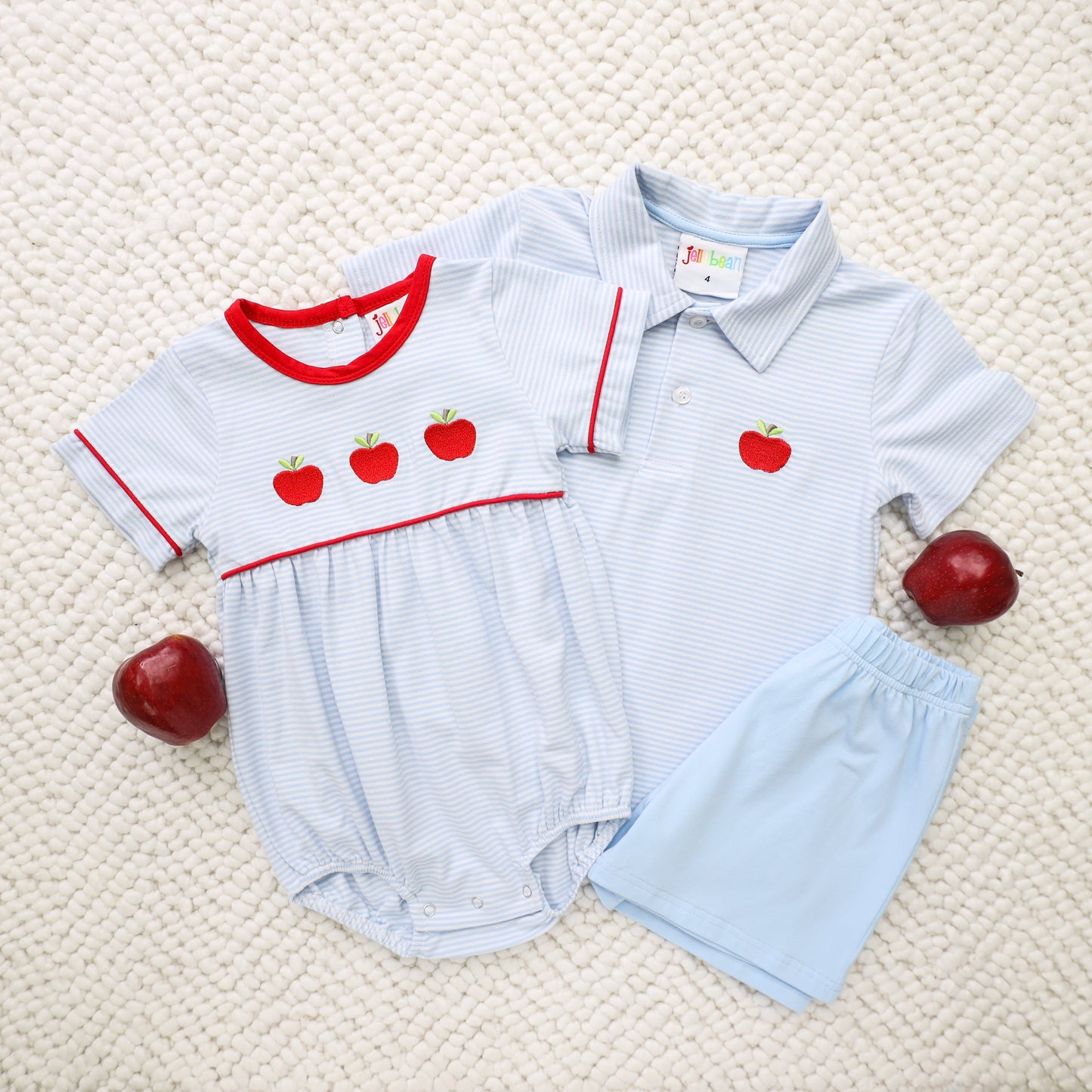 Knit Shorts- light blue