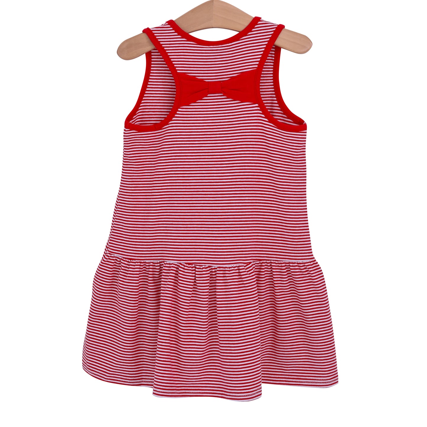 Bow Back Cheer Dress- Red