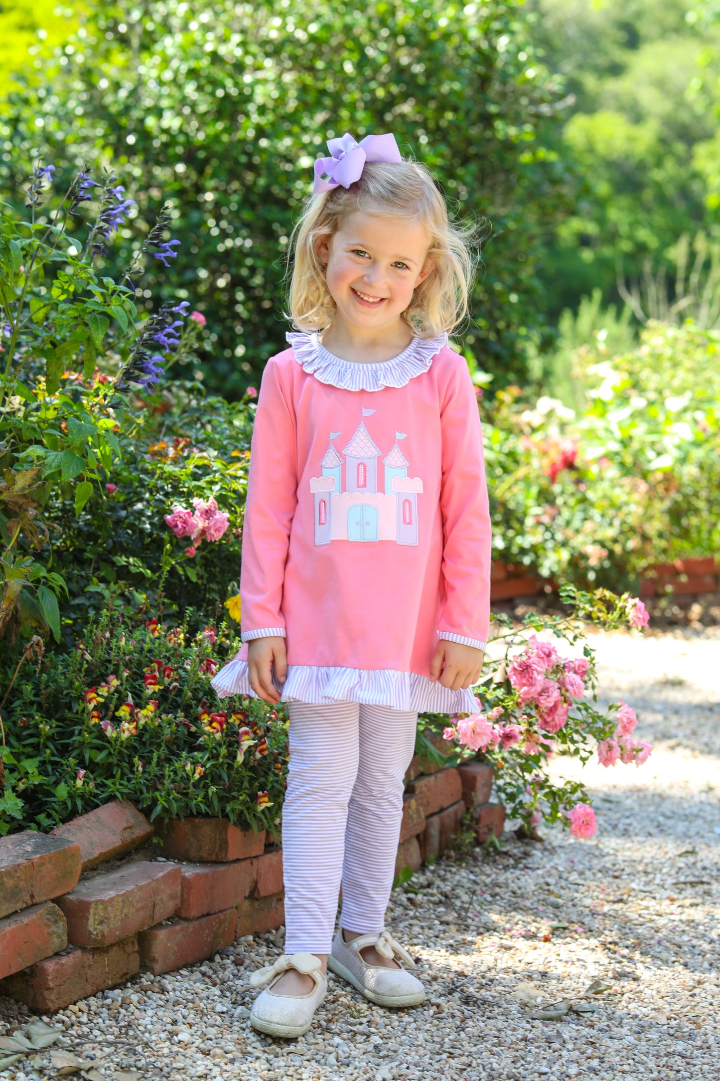 Castle Ruffle Pants Set