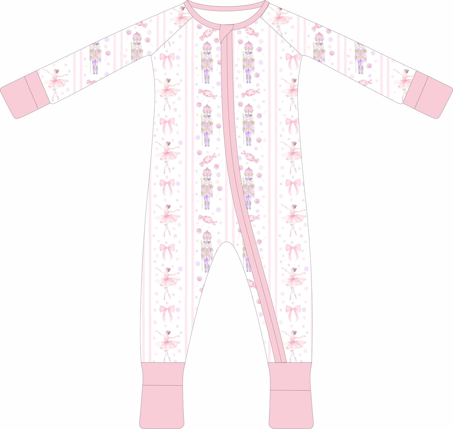 PREORDER: Nutcracker Ballet Christmas Bamboo Zippy(Oct)
