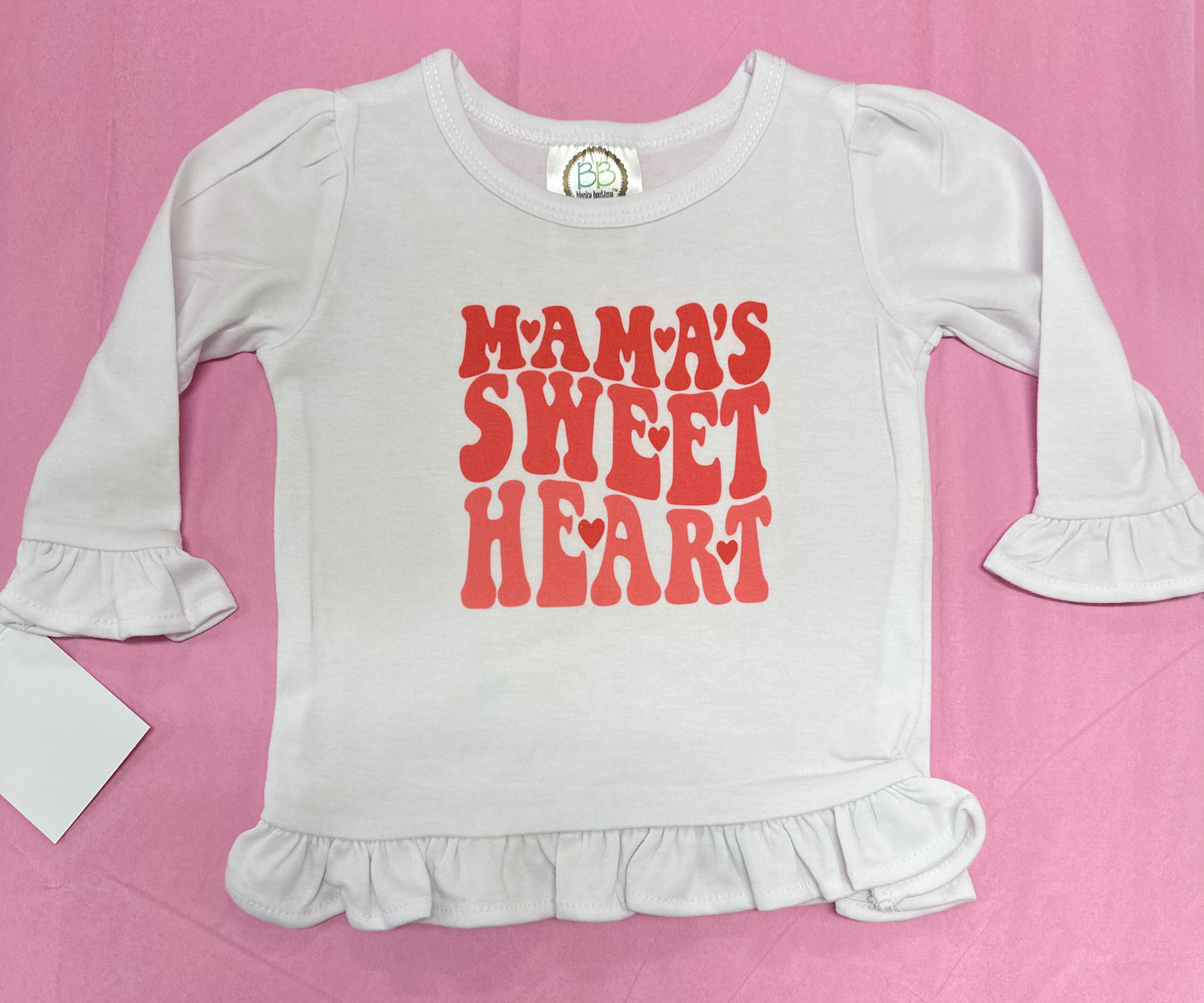 Mama’s Sweet Heart Ruffle Top