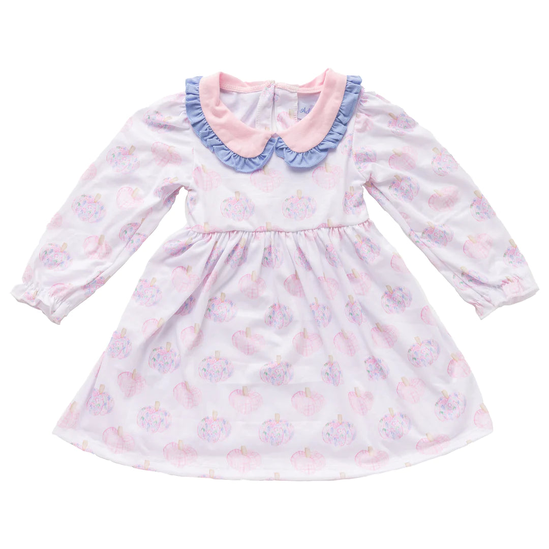 Addie May Pastel Pumpkins Dress