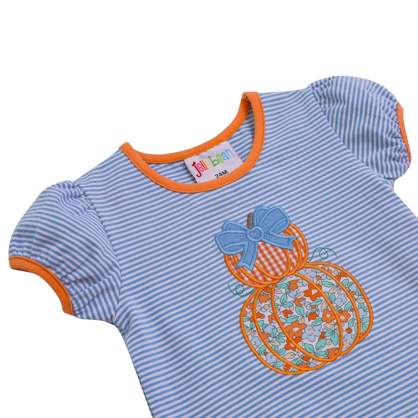 Pumpkin Stack Ruffle Short Set