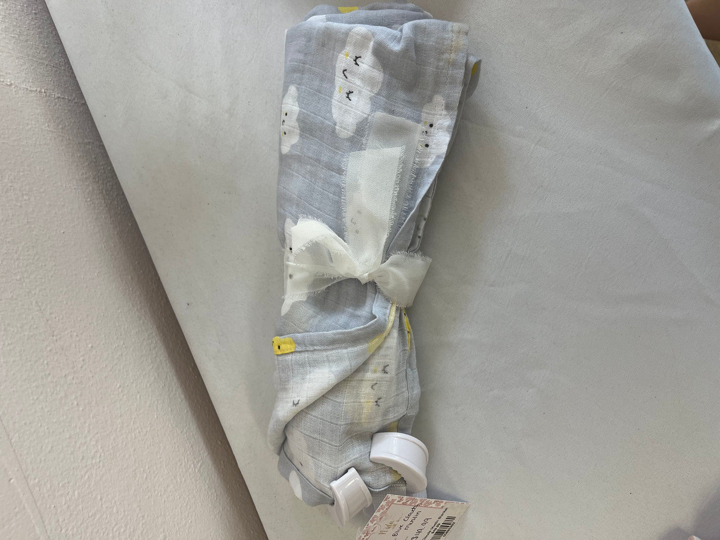 Briggham Blanket: Blue Clouds Muslin