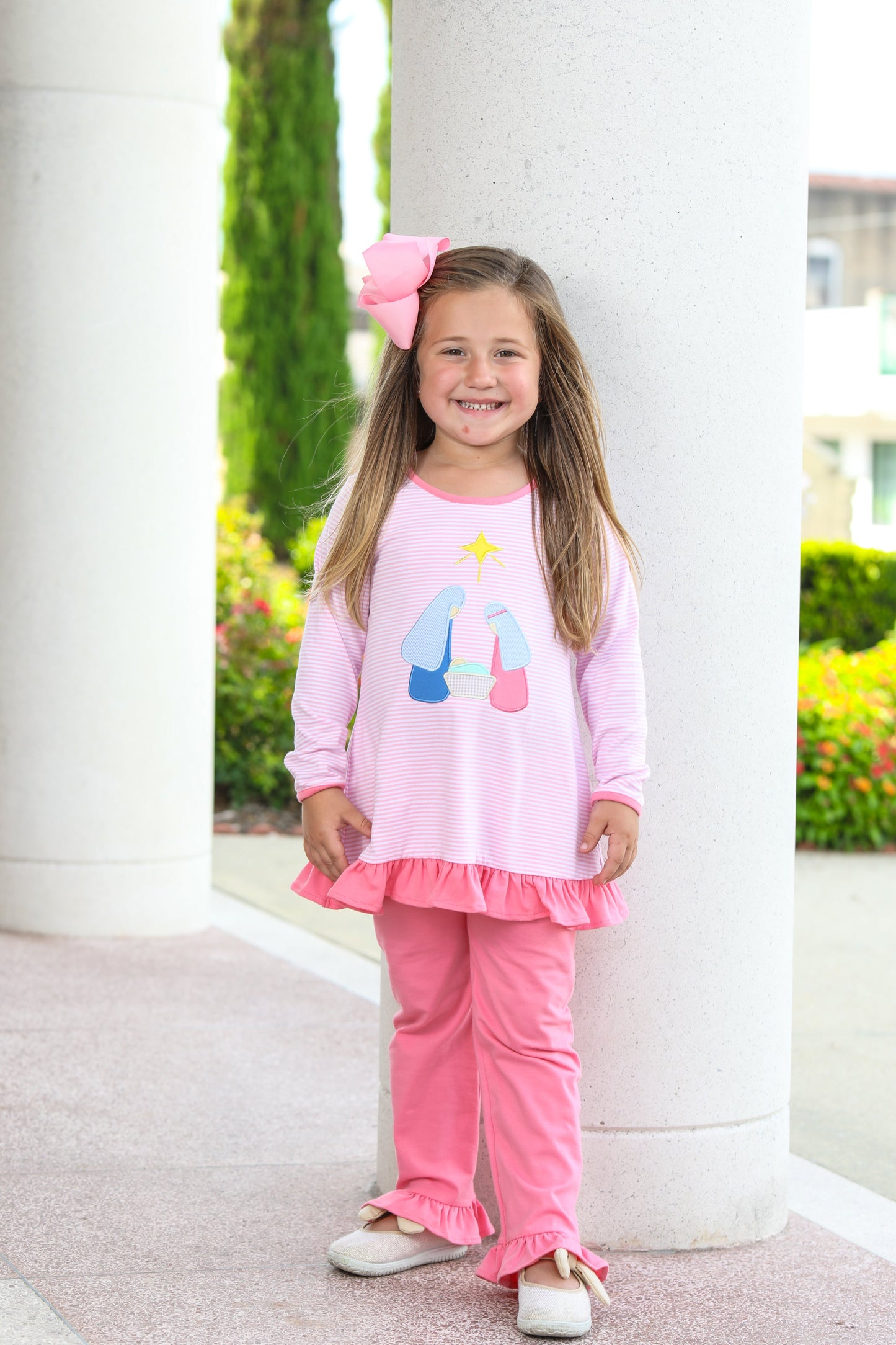 Nativity Ruffle Pants Set