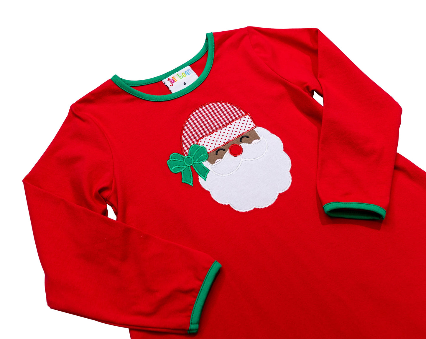 Santa Ruffle Dress- Dark Skin