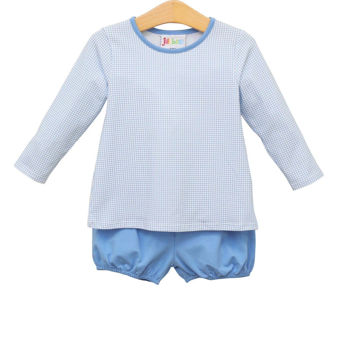 Thomas Bloomer Set- Blue Windowpane