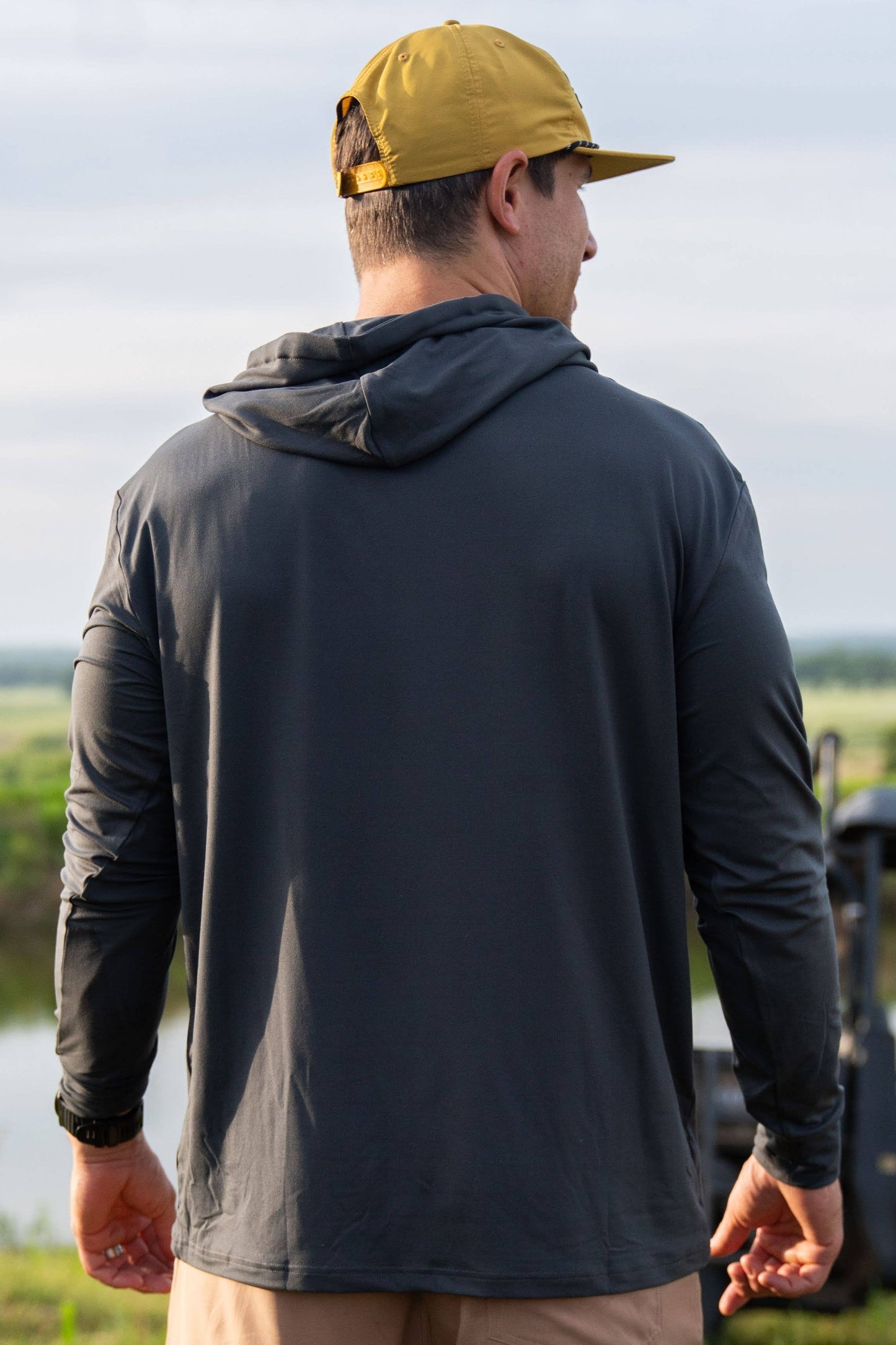 Burlebo Performance Hoodie - Gun Metal Gray