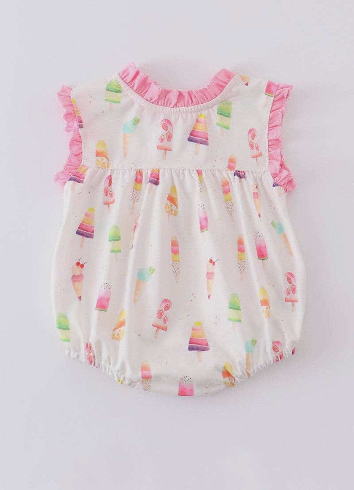 Pink ice cream bubble