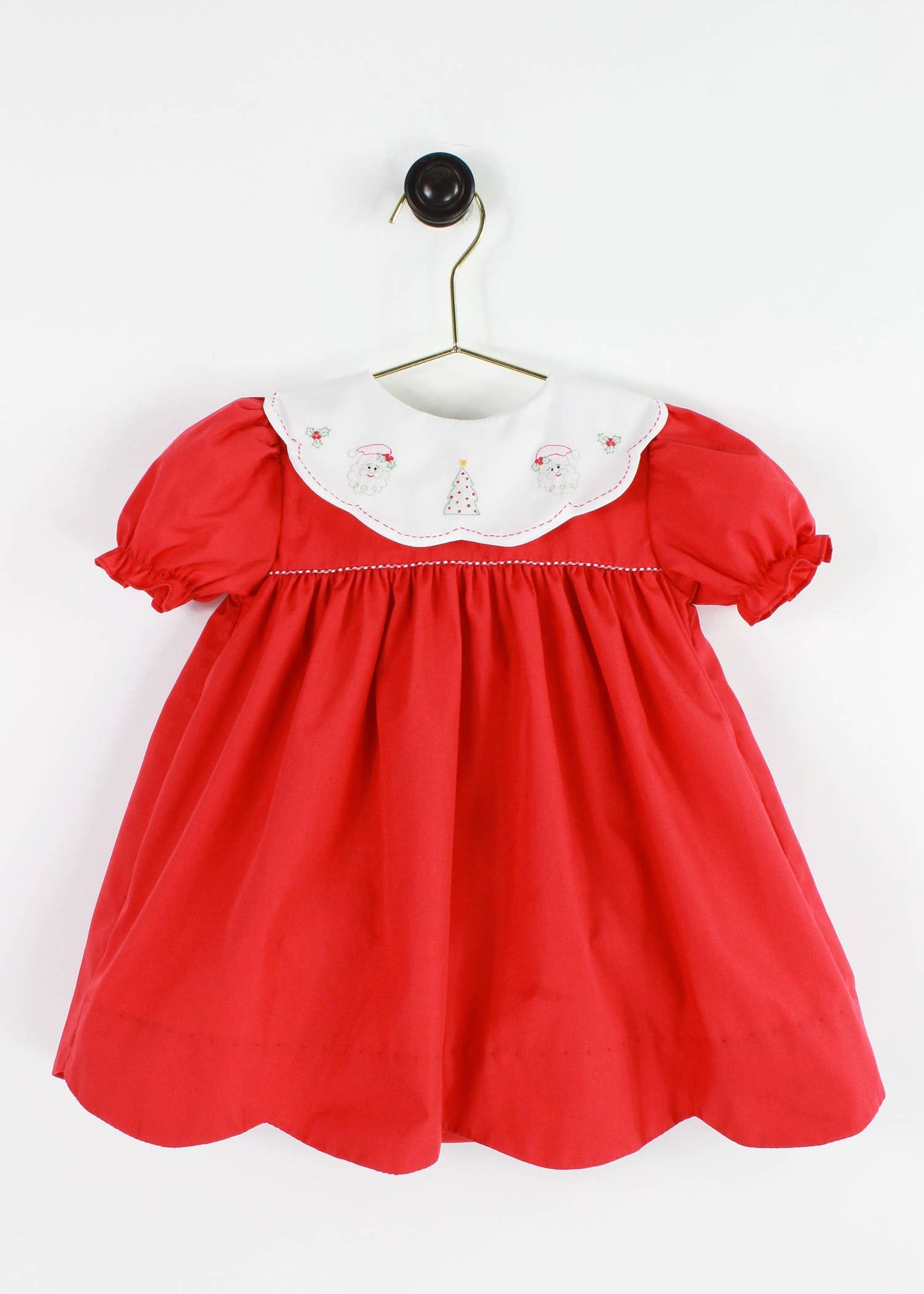 Christmas Shadow Embroidered Dress