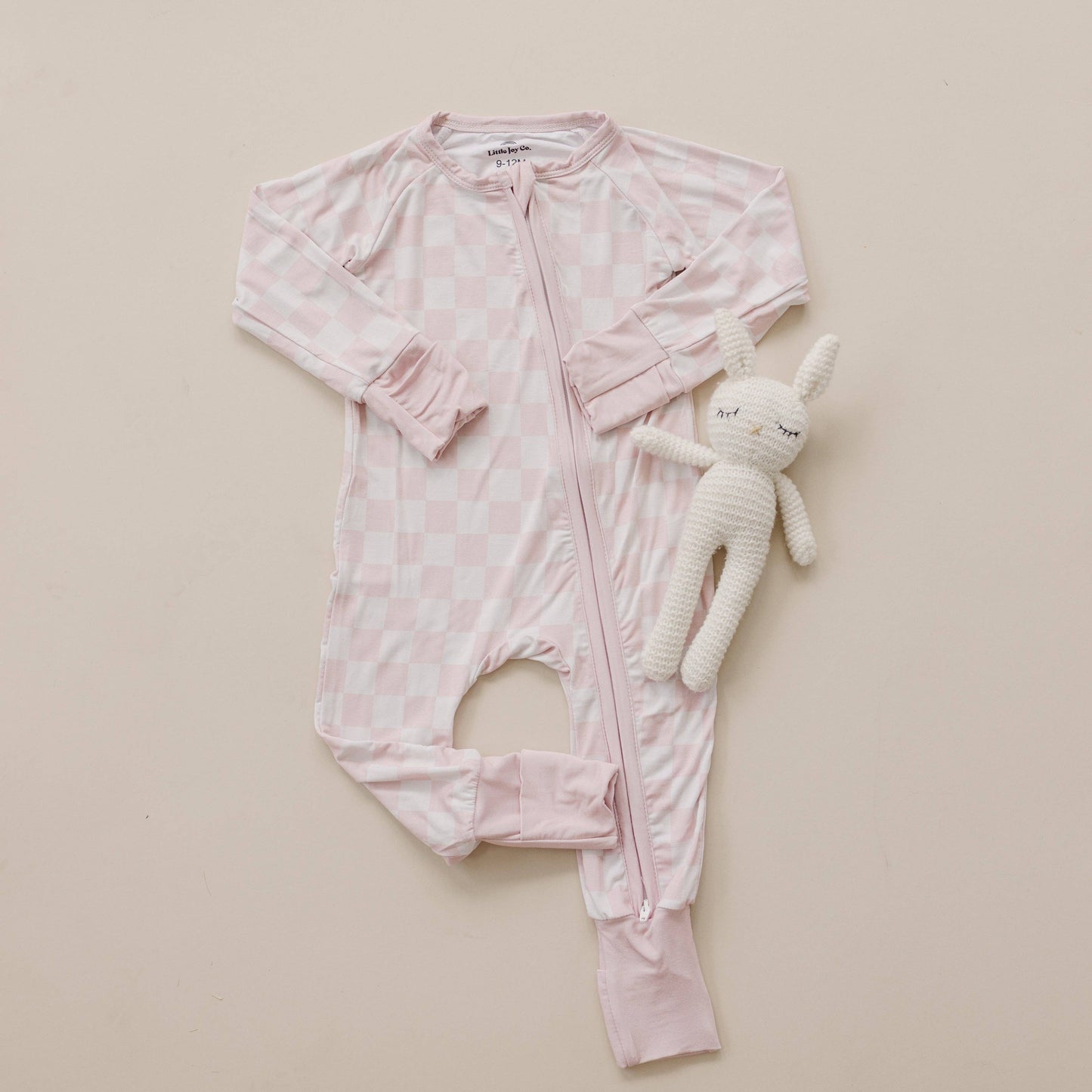 Blush Checkmate Bamboo Zippy