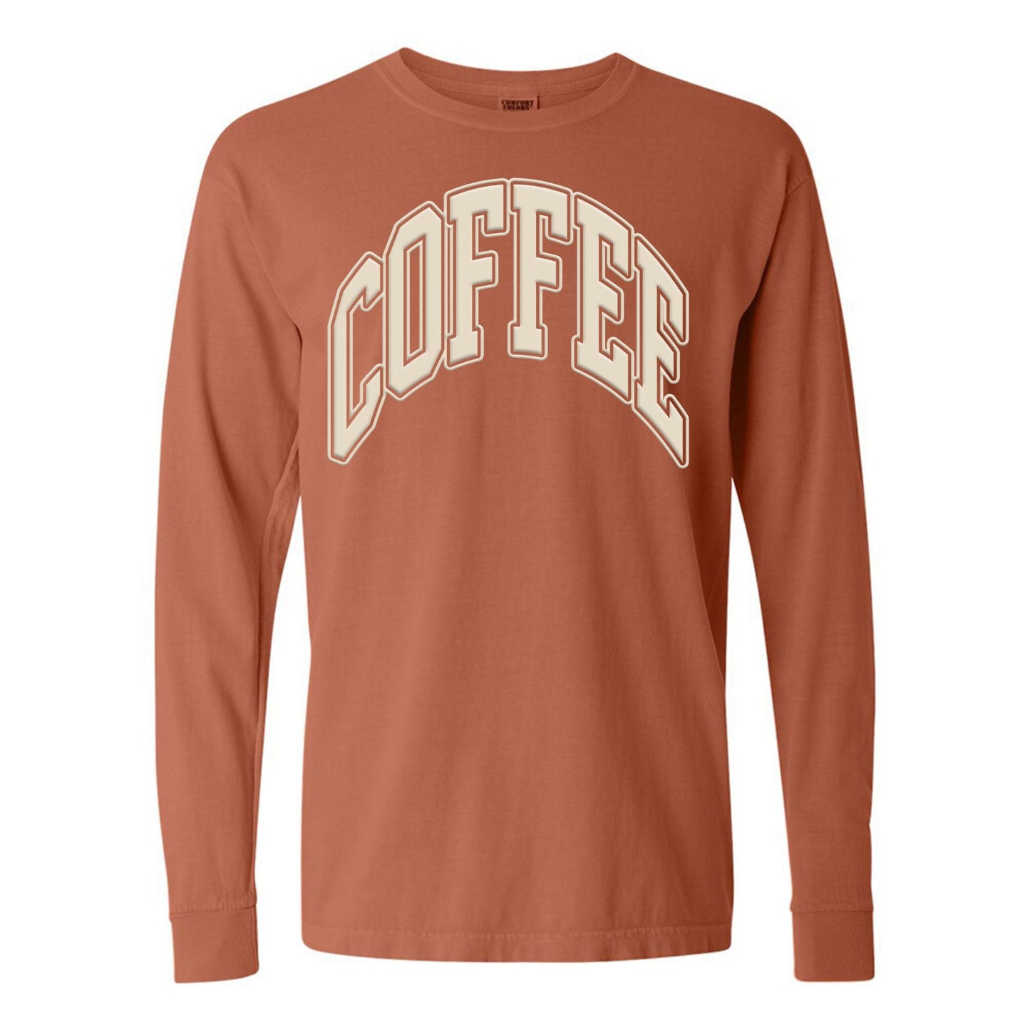 'Coffee' PUFF Long Sleeve T-Shirt