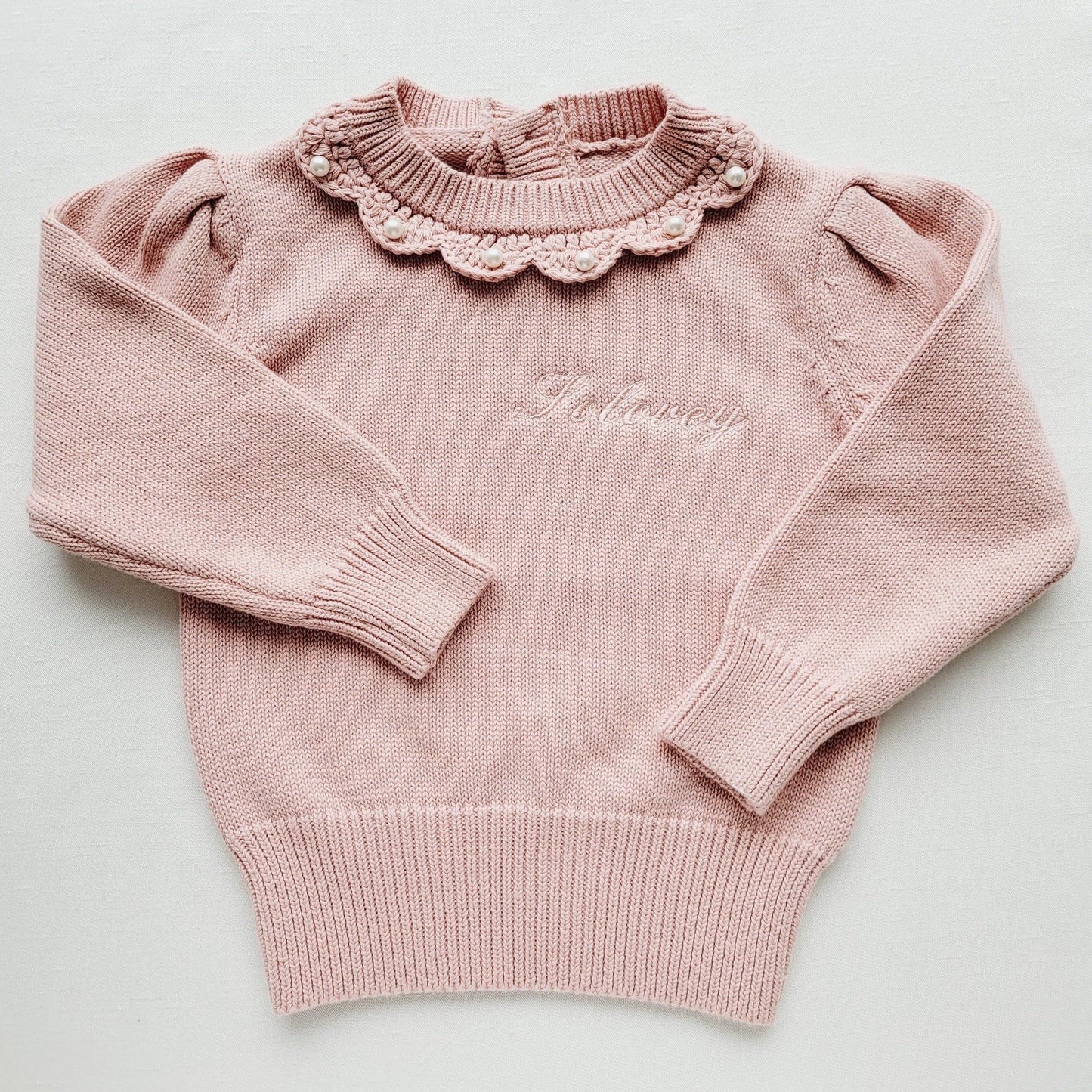 Personalized Mauve Sweater