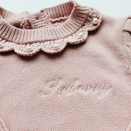 Personalized Mauve Sweater