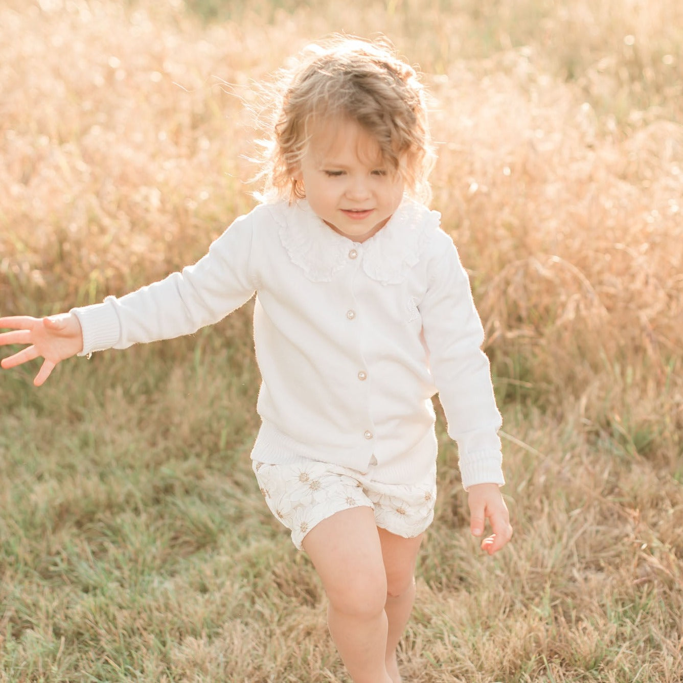 Pearl White Cardigan