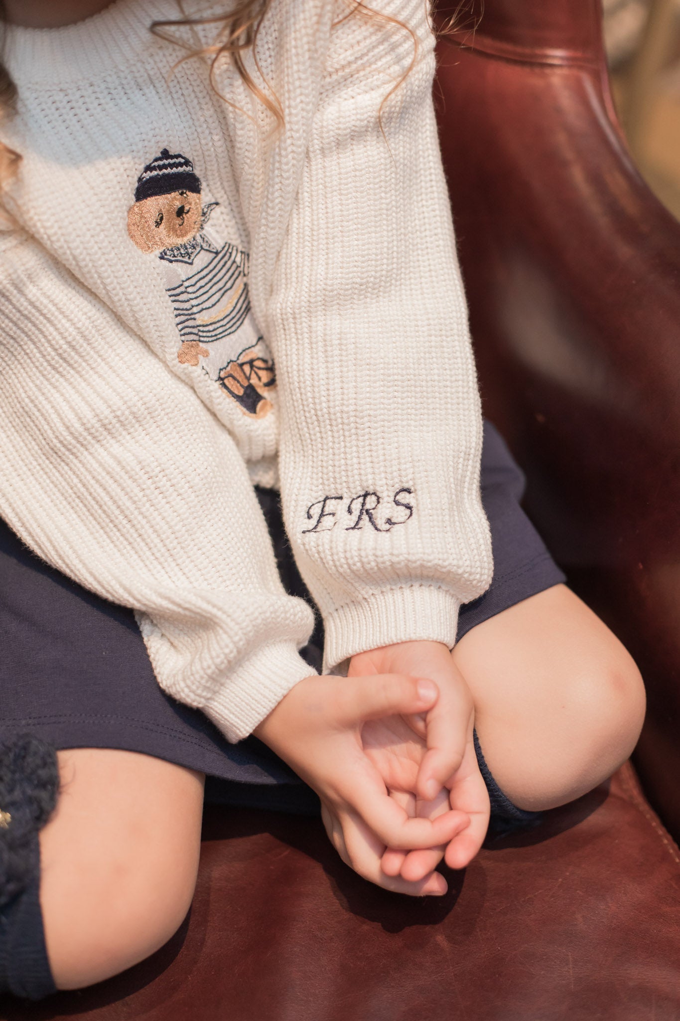 Girl Polo Bear Sweater