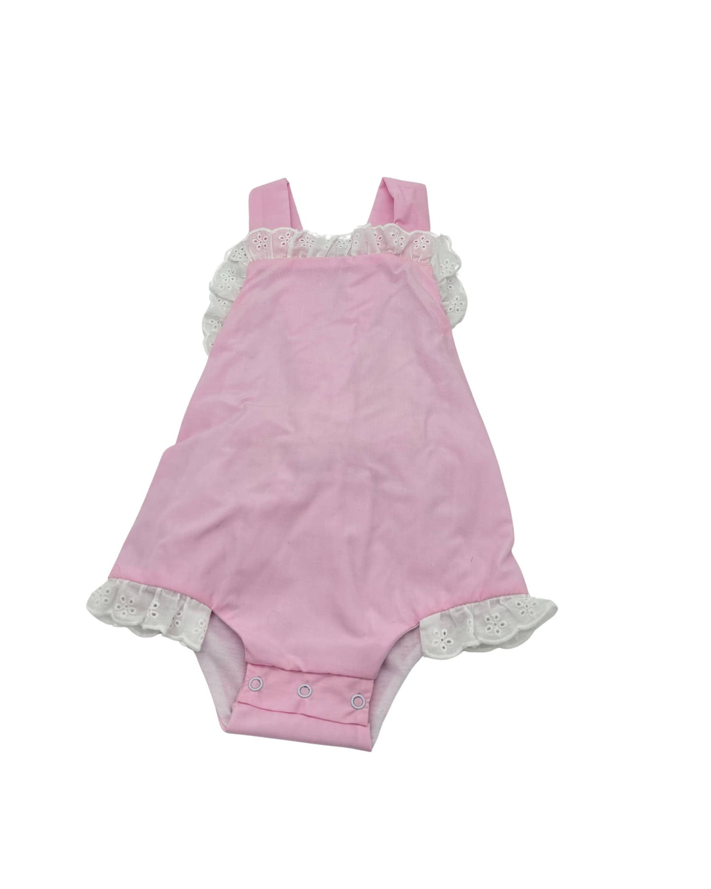 Hampton Pink and White Sunsuit