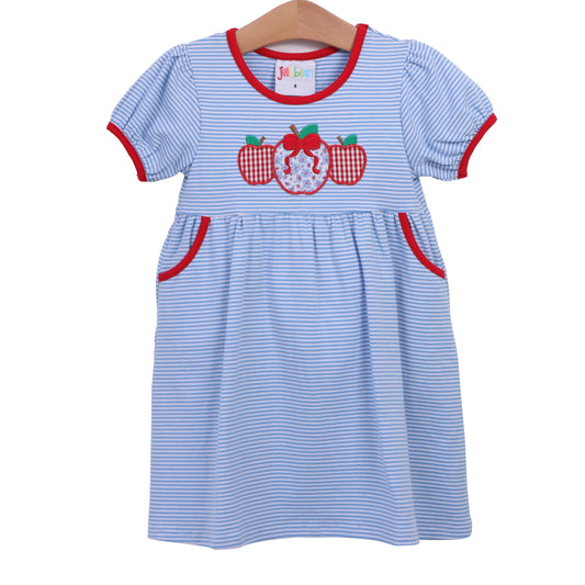 Apple Trio Applique Dress