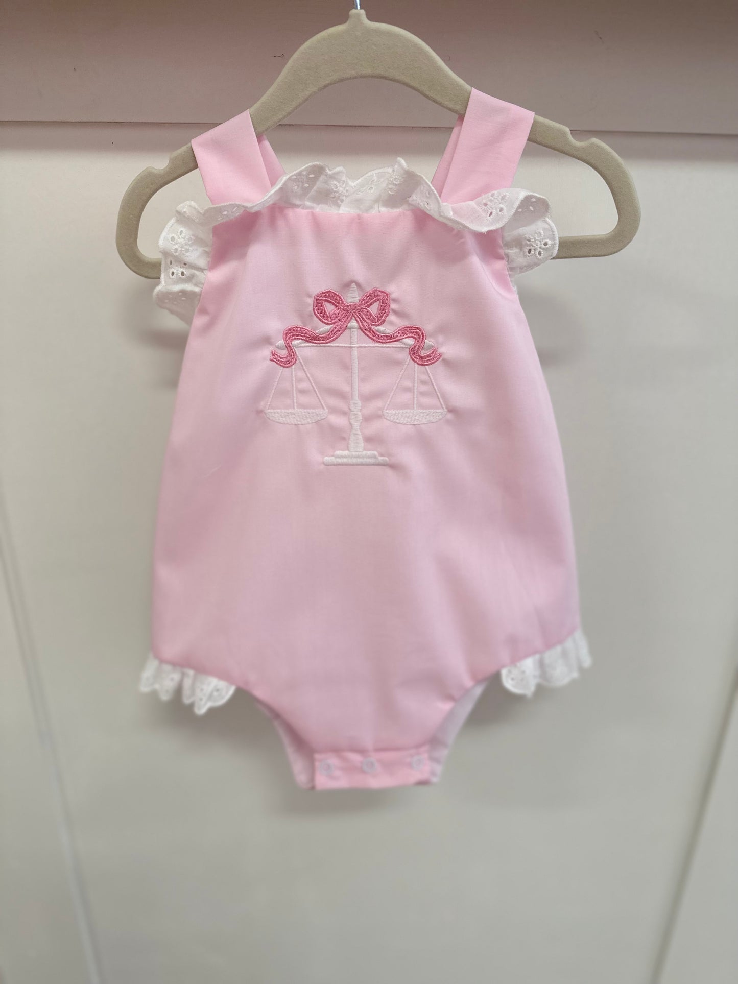 Hampton Pink and White Sunsuit