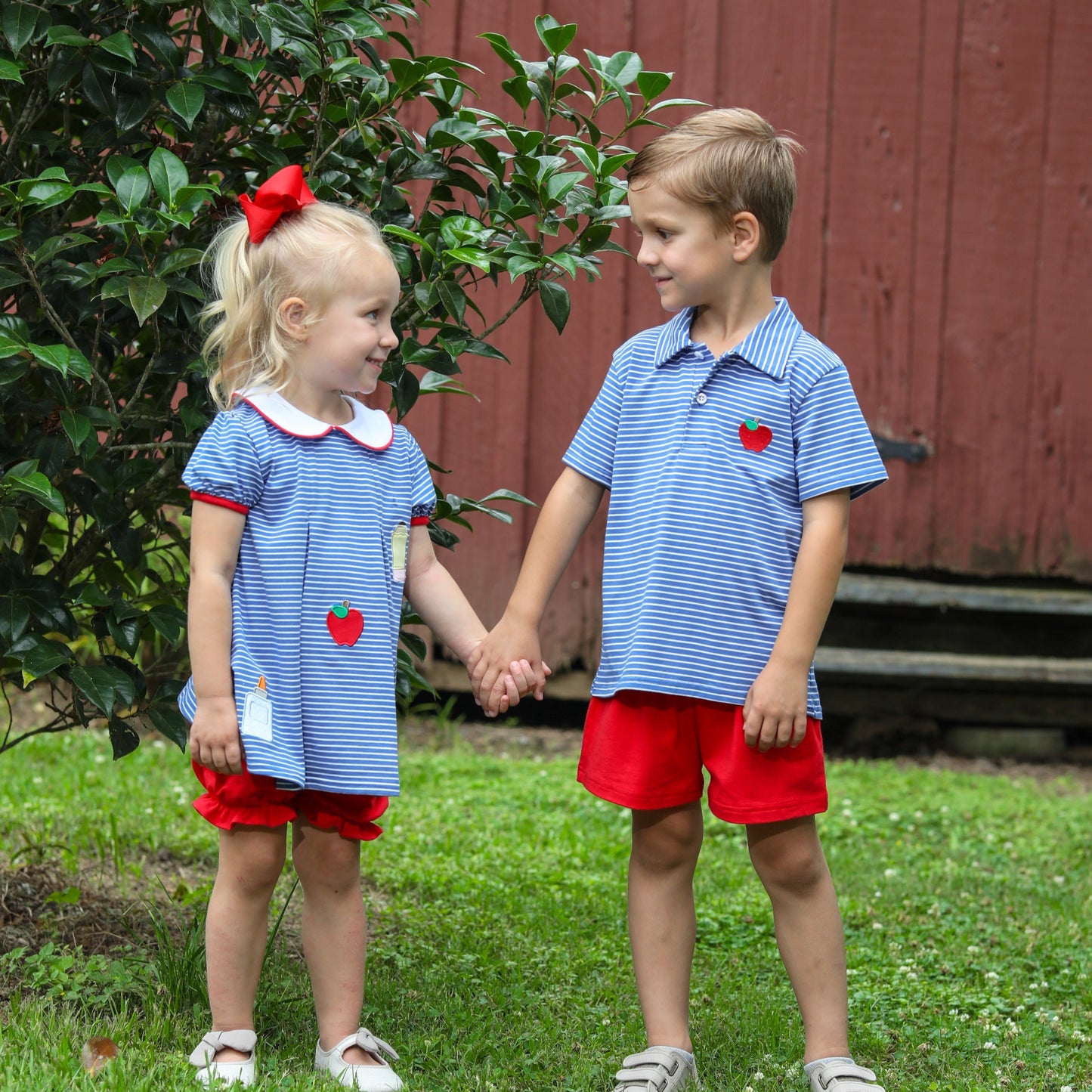 Back to School Pleat Bloomer Set