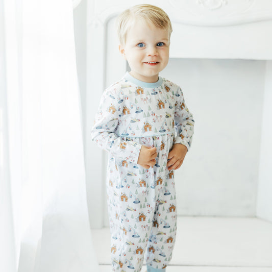 Christmas Construction Romper