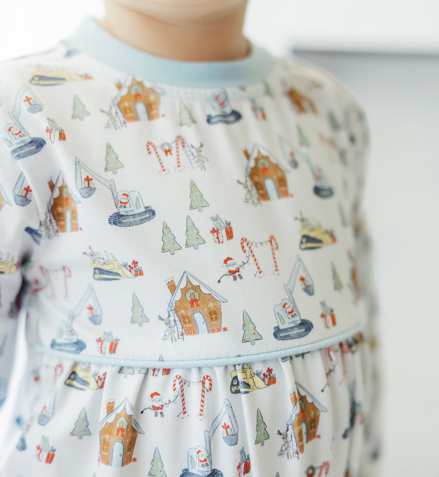 Christmas Construction Romper