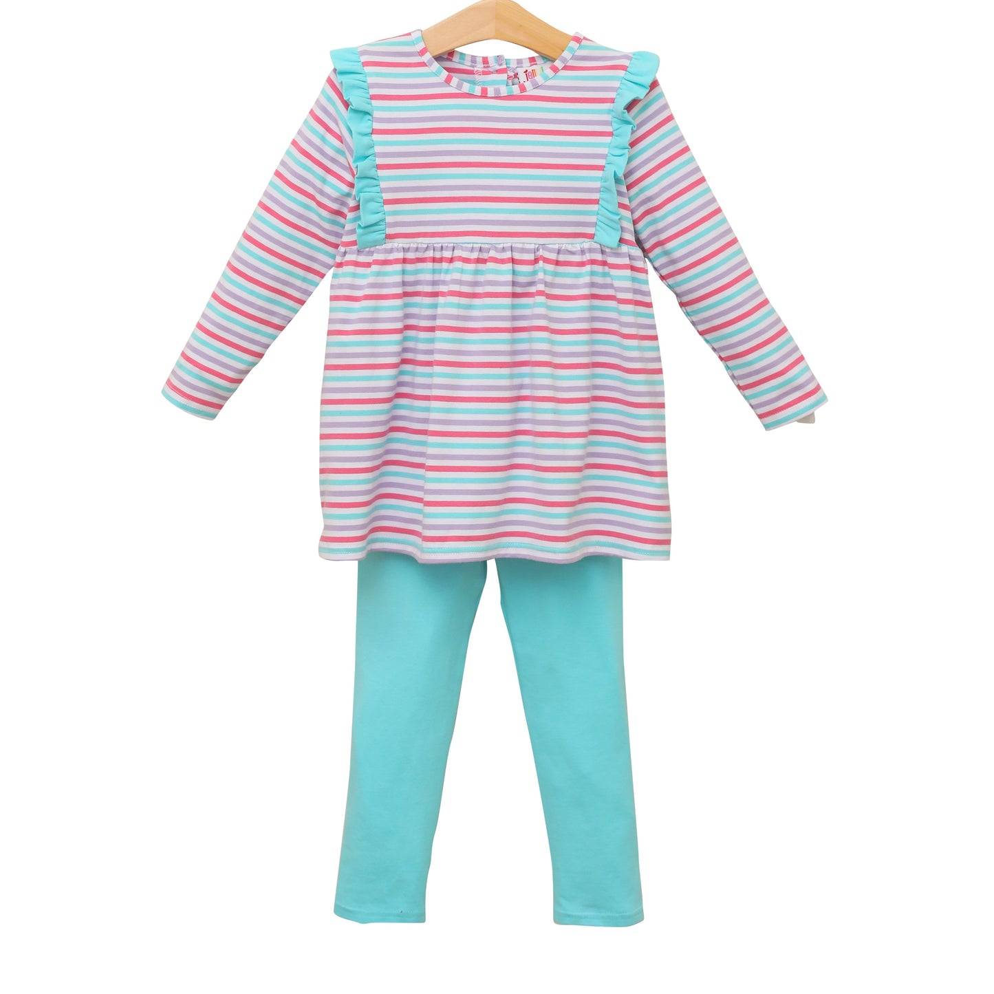 Evie Pants Set- Candy Stripe