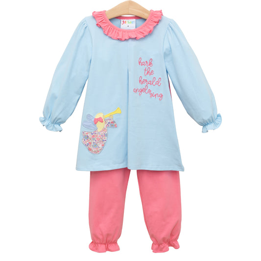 Hark the Herald Angel Sing Bloomer Pants Set
