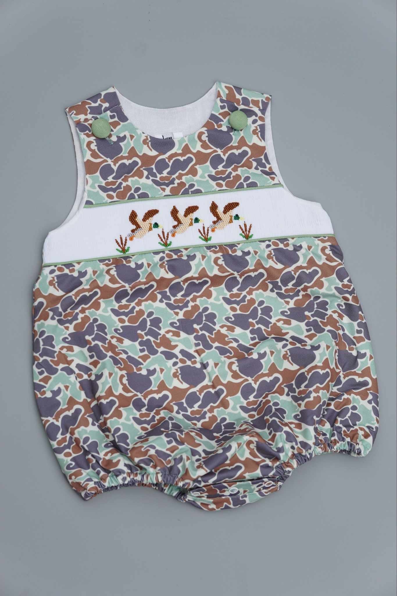 PREORDER: Mallard smocked camo bubble