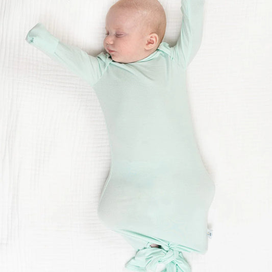 Mint Knotted Gown 3-6 months