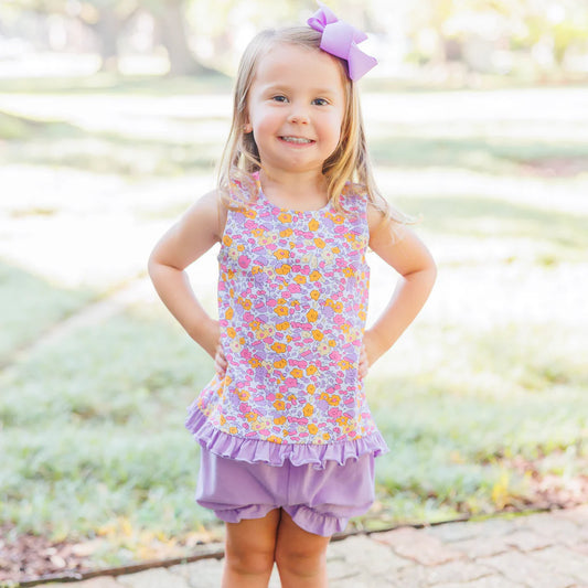 Fall Festival Floral Bloomer Set