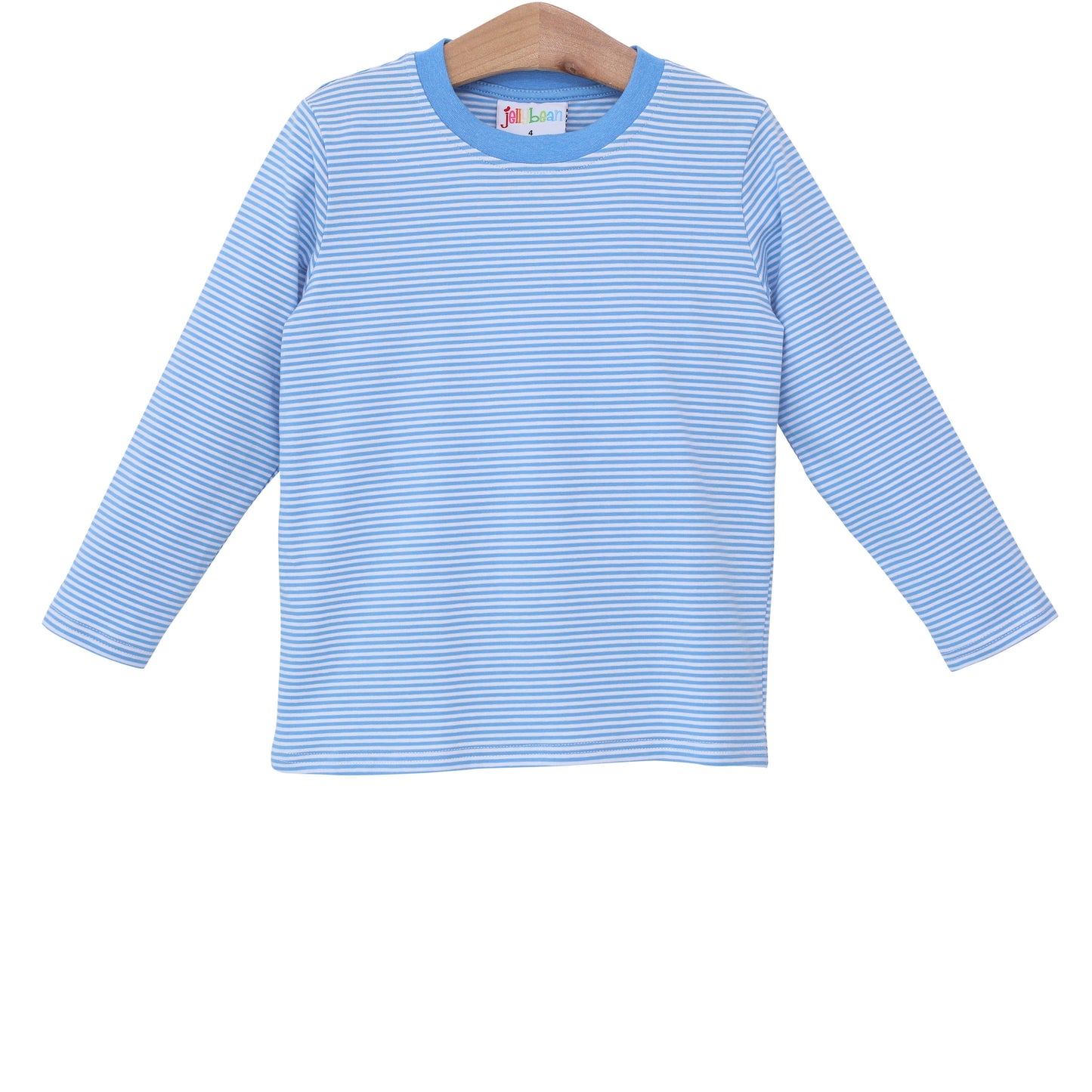 James LS Shirt- Cornflower Stripe