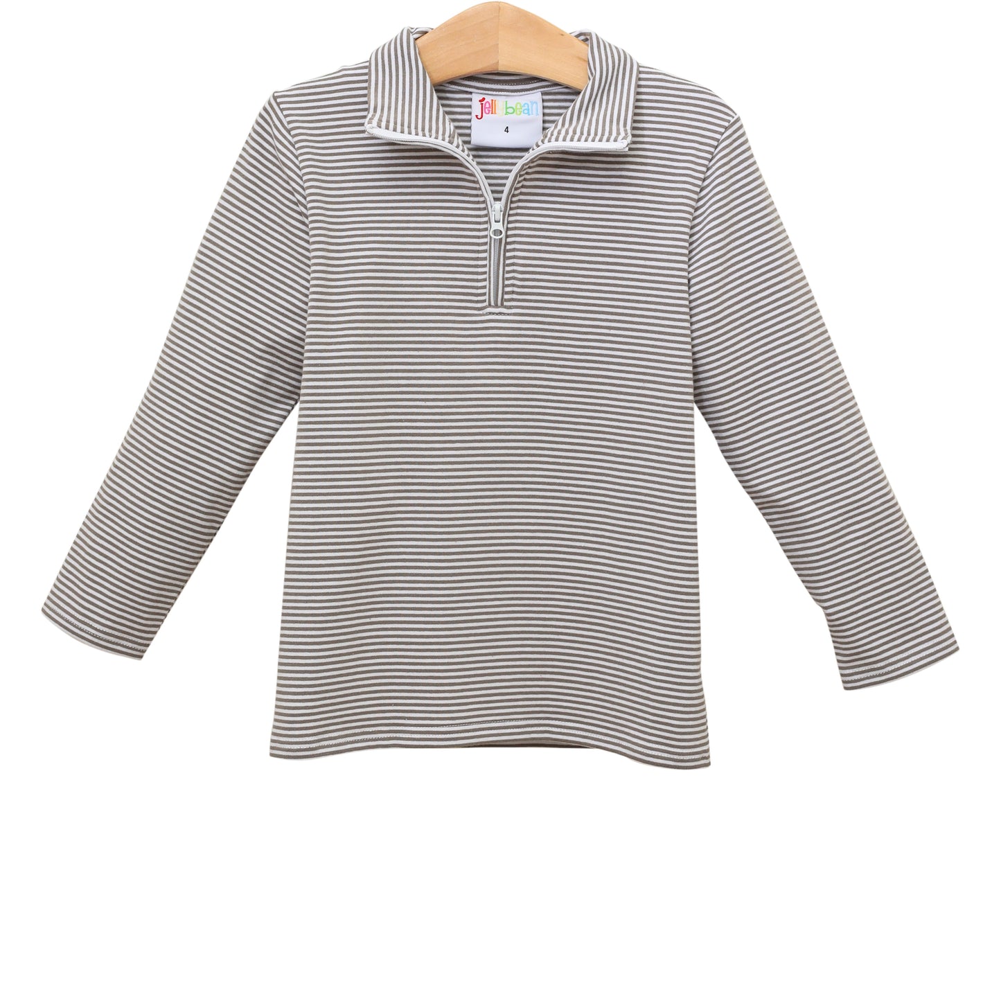 Knit Pullover- Beige Stripe