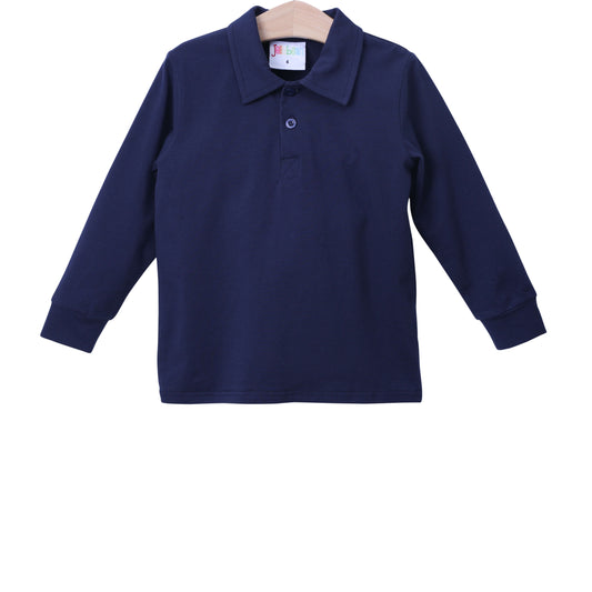 Micheal Polo LS- Navy