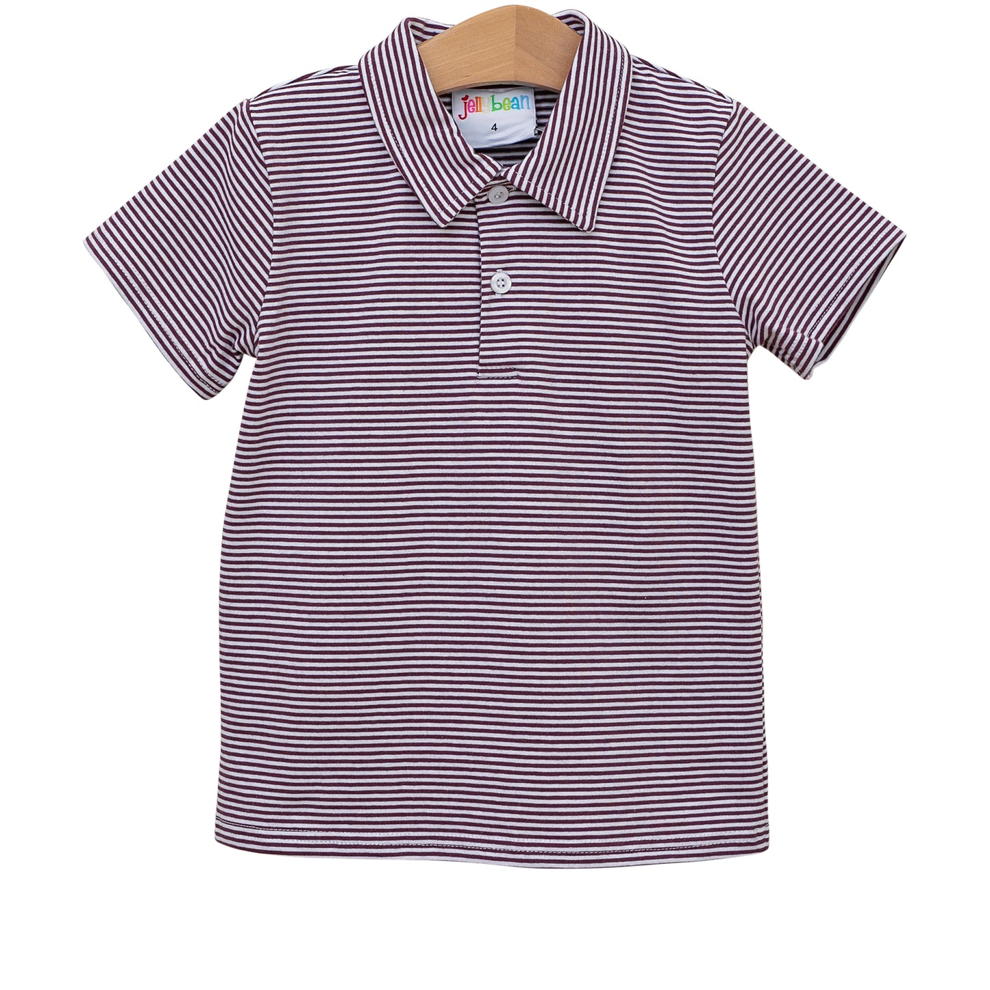 Michael Polo- Maroon Stripe