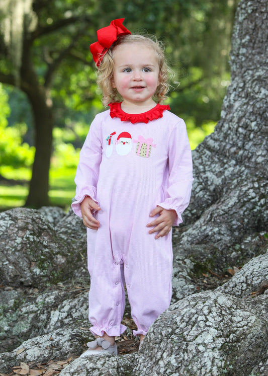 Milk and Cookies Ruffle Romper