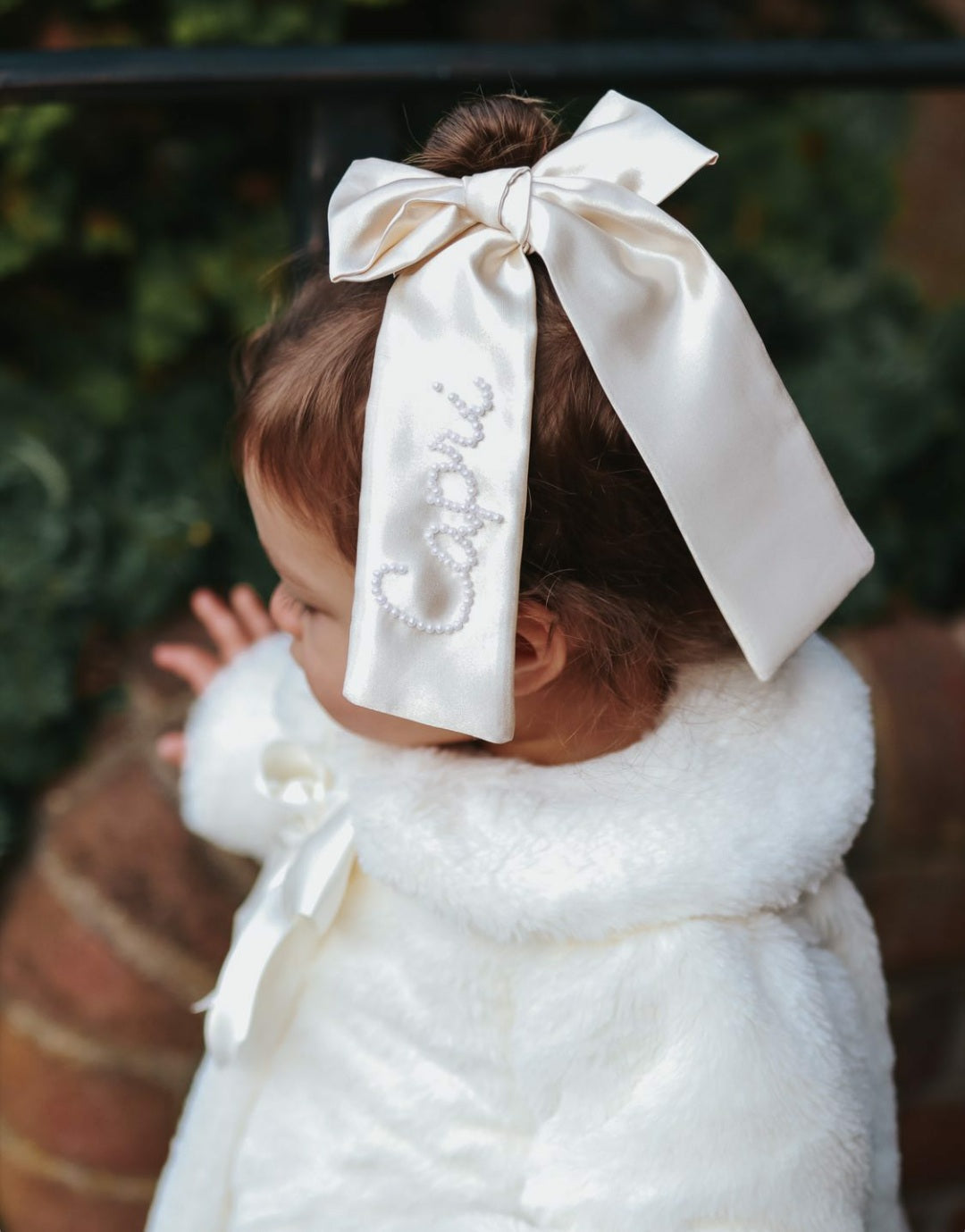 Bestselling Bespoke Beaded Ivory Bow