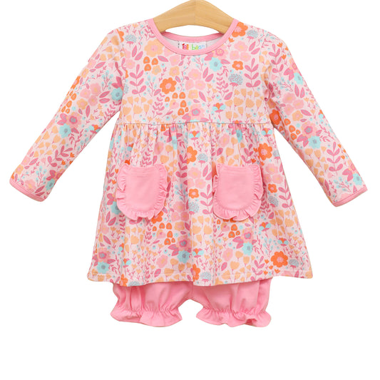 Poppy Floral Bloomer Set