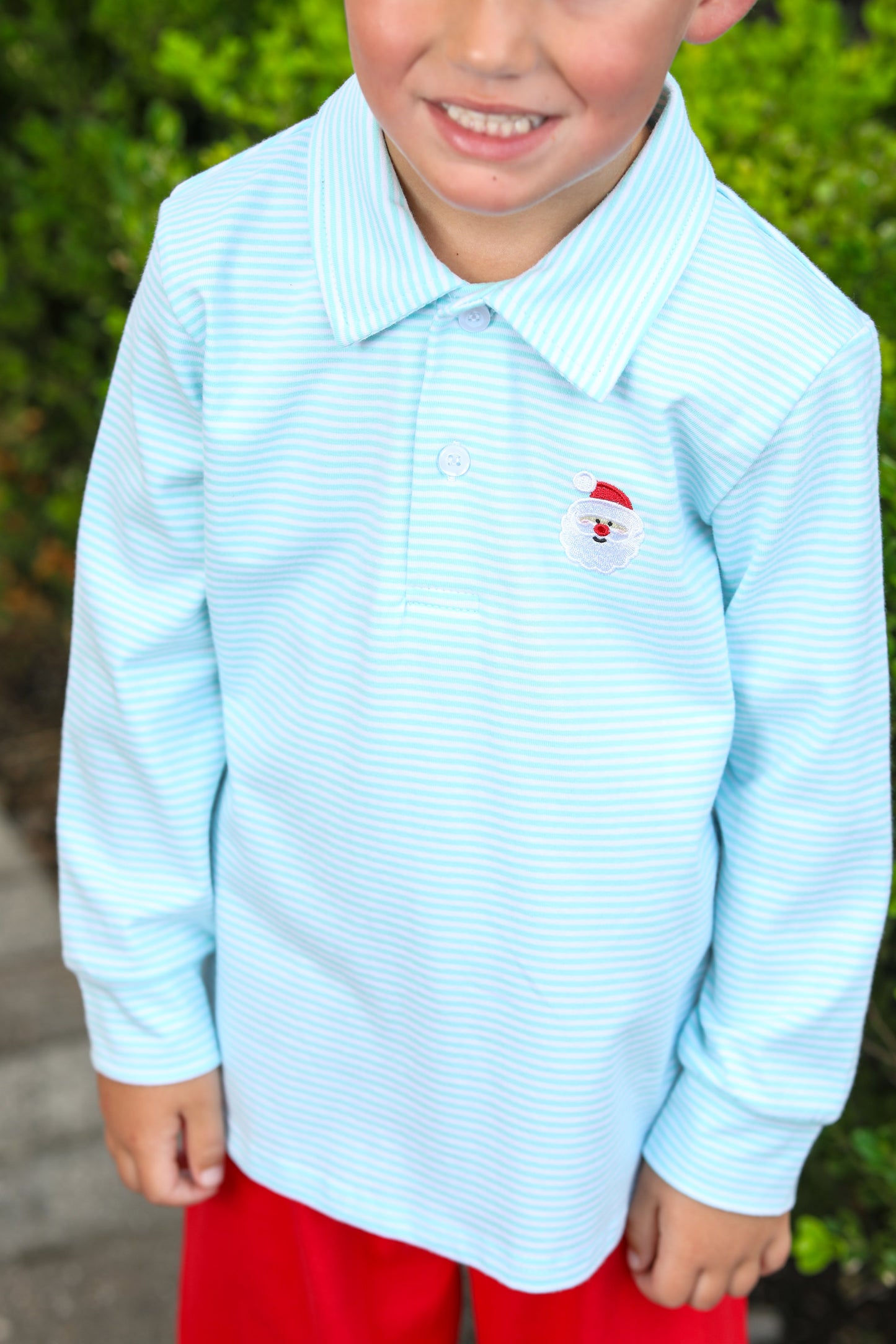 Santa Trio Embroidery Polo