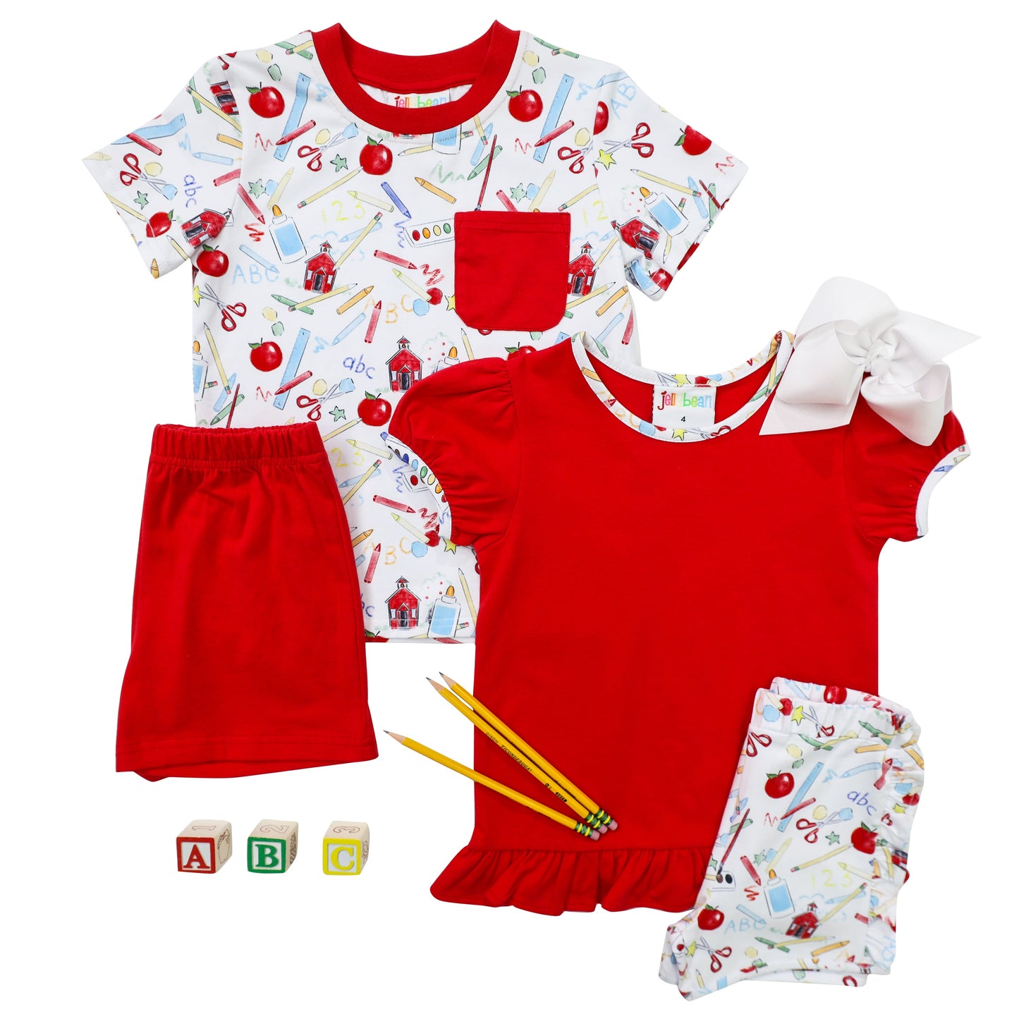 School Days Pocket Short Set