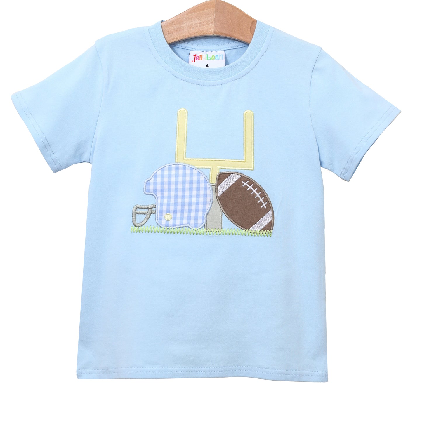 Touch Down Tee- Light Blue