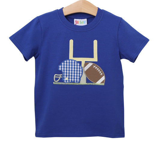 Touch Down Tee- Royal Blue