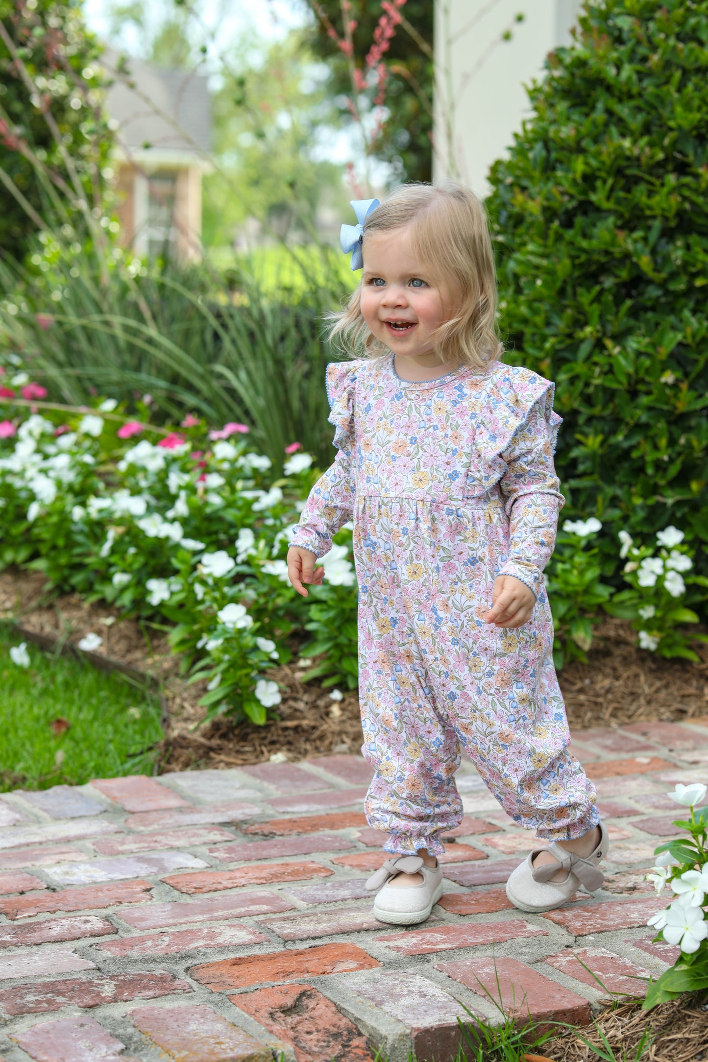 Vintage Floral Romper