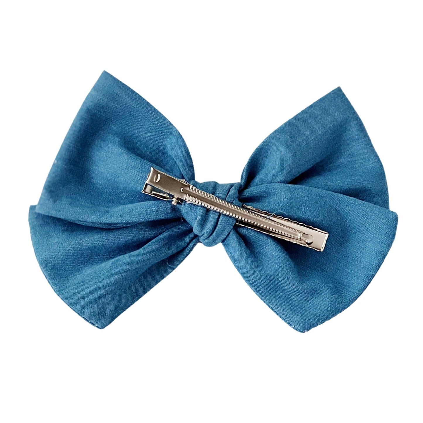 Medium Wash Pearl Initial Bow