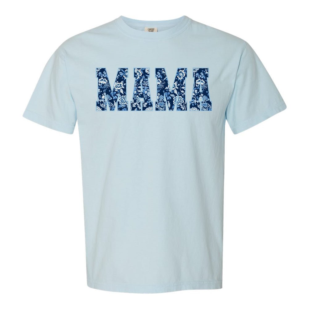 'Blue & White Chinoiserie Mama' T-Shirt