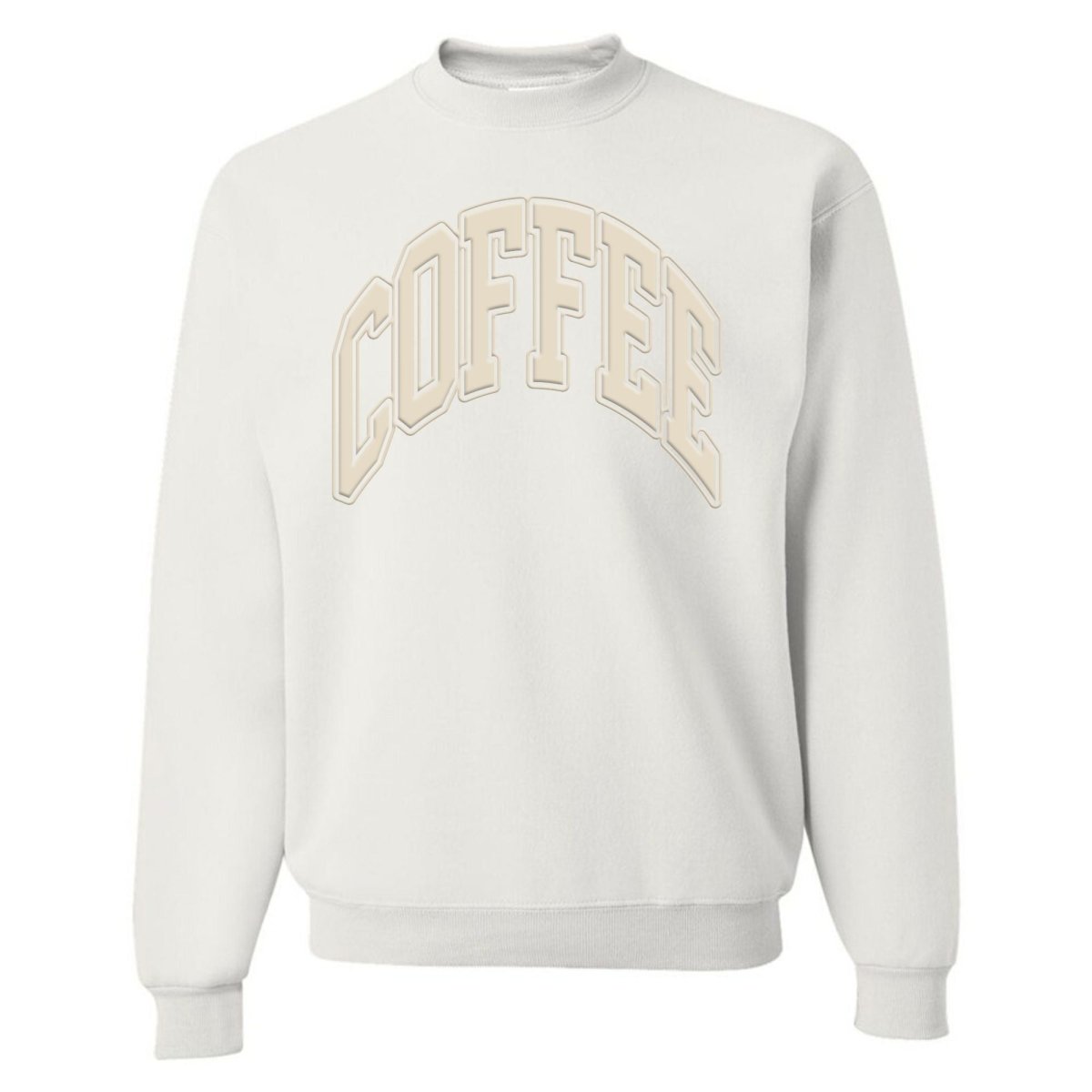 'Coffee' PUFF Crewneck Sweatshirt