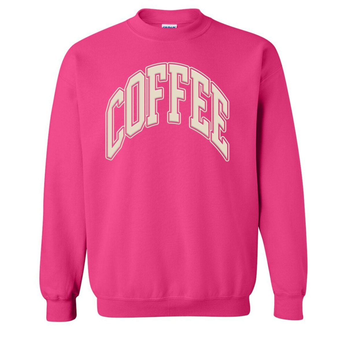 'Coffee' PUFF Crewneck Sweatshirt