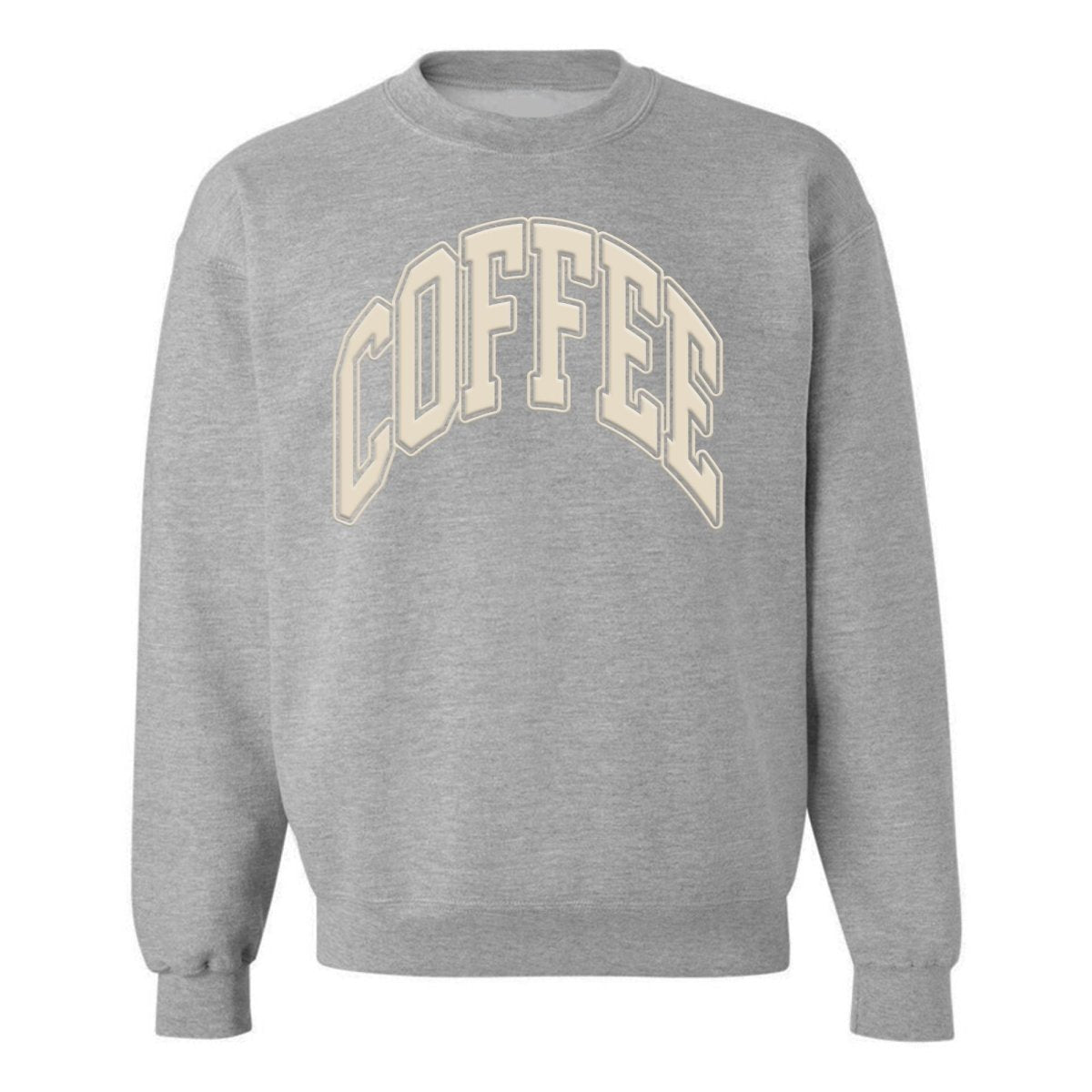 'Coffee' PUFF Crewneck Sweatshirt