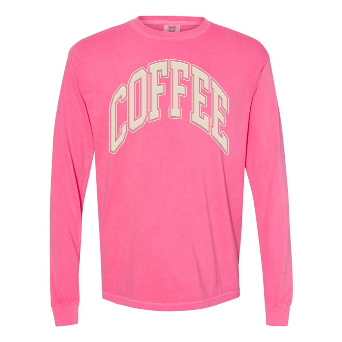 'Coffee' PUFF Long Sleeve T-Shirt